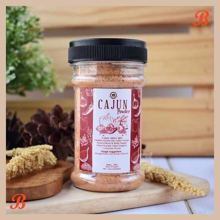 

| HOF | HOUSE OF ORGANIX CAJUN SPICES POWDER ( BUMBU CAJUN ) 70 GR