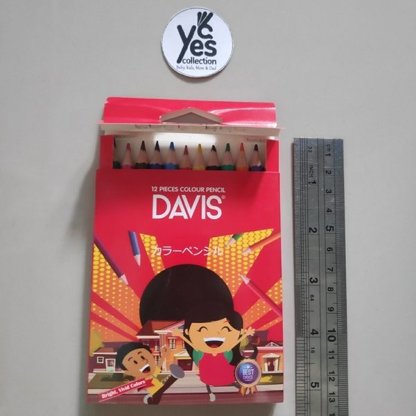 

Davis Pensil Warna Pendek (isi 12 Color) ATK Alat Tulis Sekolah Mewarnai Kreasi Anak