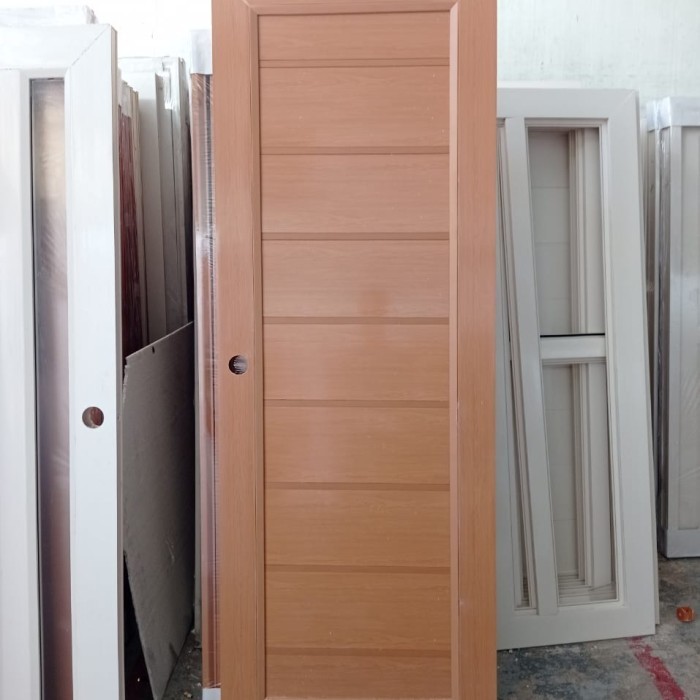 Terlaris Pintu Kamar Mandi PVC Crystal custom order