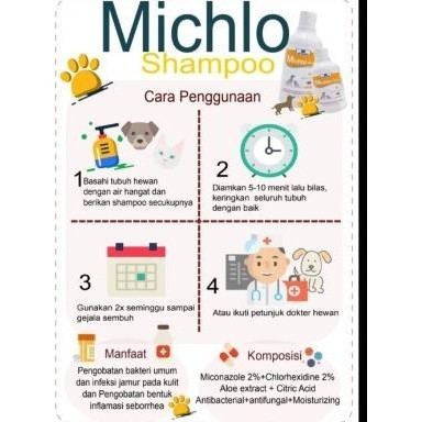 Sb Vetcare Sungbo Michlo Shampoo Medicated Bakteri Jamur Anjing Kucing
