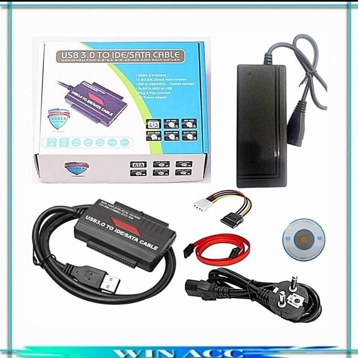 USB 3.0 CONVERTER USB TO SATA IDE R DRIVER 3.0 - KABEL USB TO SATA TO
