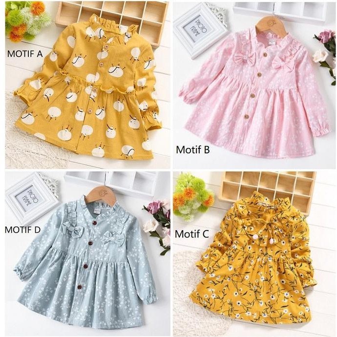 Dress Bayi Perempuan / Pakaian Bayi Perempuan / Baju Bayi Perempuan