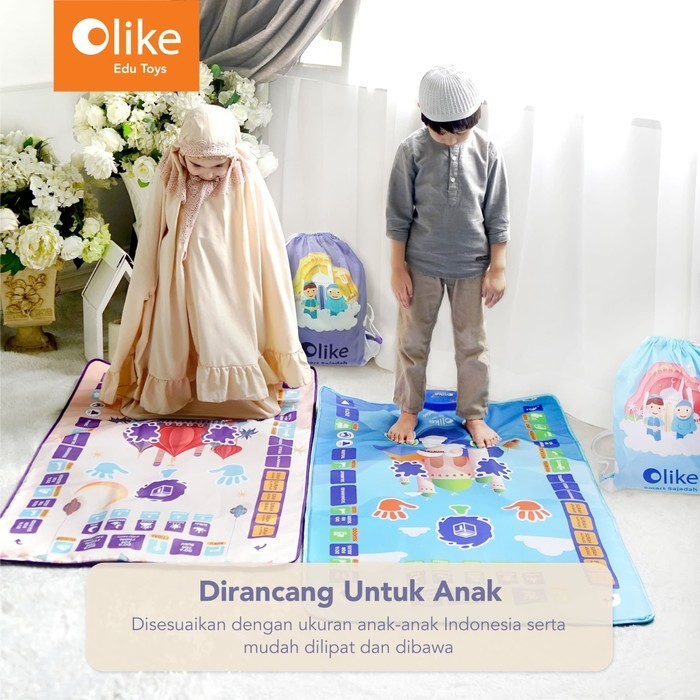 Olike Smart Sajadah Anak - Sajadah Pintar - Garansi Resmi