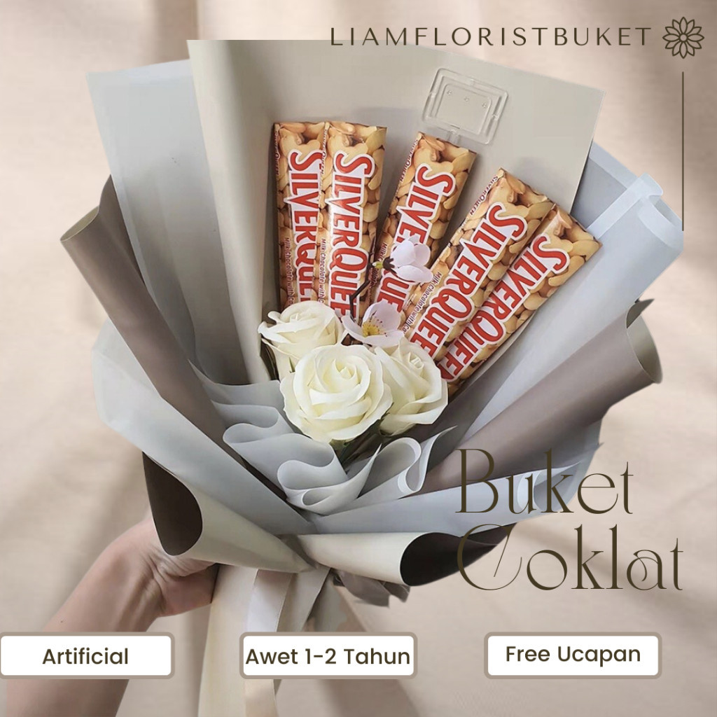 

XAU LANGSUNG KIRIM BUKET COKLAT SILVERQUEEN PREMIUM DAN BUNGA MAWAR BESAR TERMURAH TERLARIS BUKET