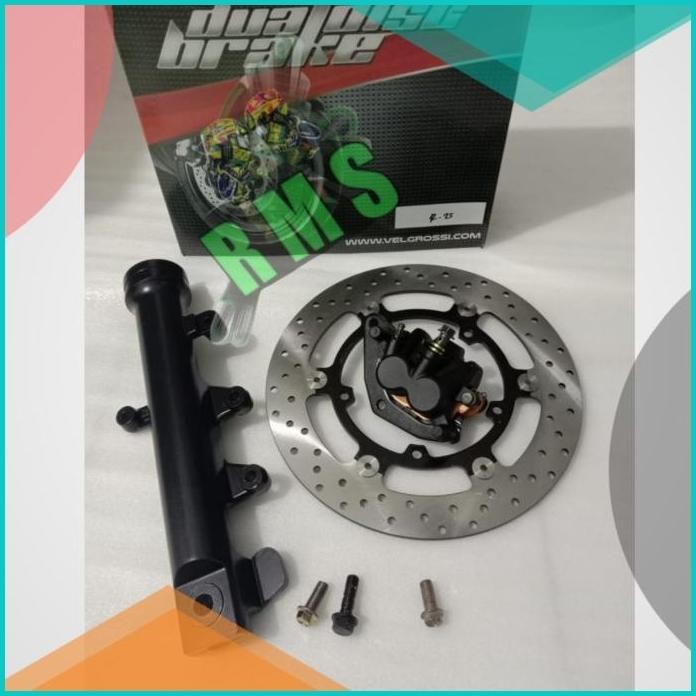 Tabung Kiri Rossi Double Disc R25 MT25 paketan double disc depan r25 1