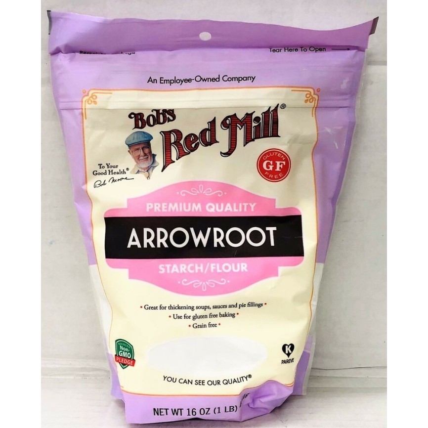 

Bettifer BobS Red Mill Arrowroot Flour Starch Gluten Free Arrow Root Powder