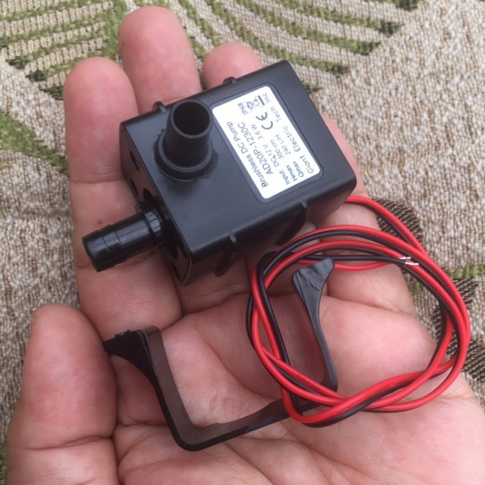 Pompa Celup Mini 12v 240 LPH 3m utk Solar Panel Tenaga Surya