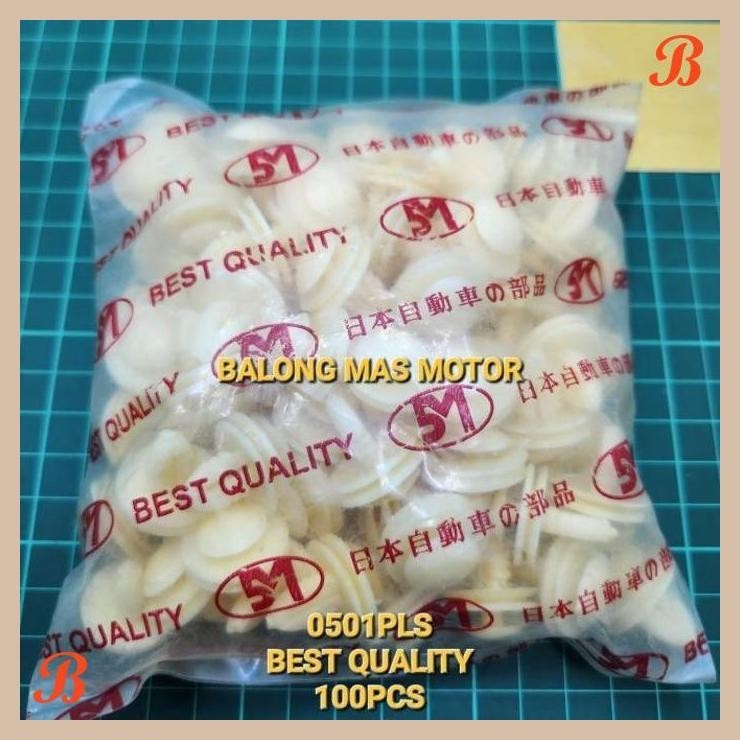 

| BLG | CLIP 0501PLS BEST QUALITY PLASTIK KLIP HARDBOARD PANTHER (100PCS)