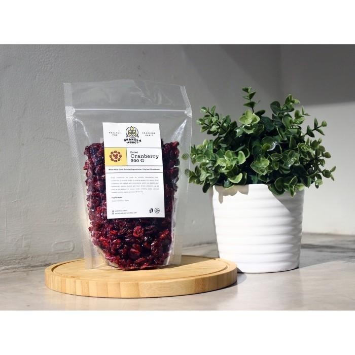 

TERBAIK! BUAH DRIED CRANBERRY / CRANBERRIES KERING 500G NON COD