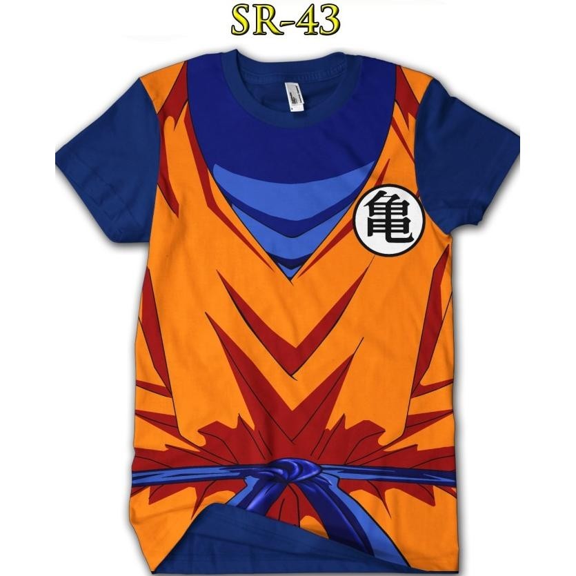 Terbaik! Kaos Dragon Ball Goku Baju Anak Anime Dragon Ball 3D #SR-43 .,