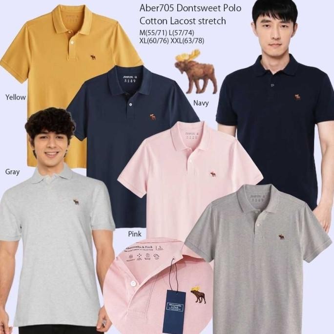 Kaos Polo Kaos Kerah Abercrombie And Fitch Original