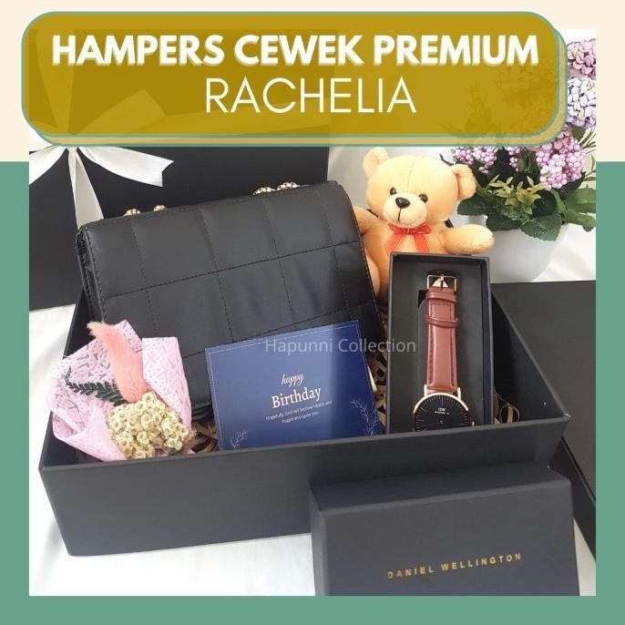 

Kado Hampers Cewek Gift Box Ultah / Wisuda / Wedding / Anniv Rachelia