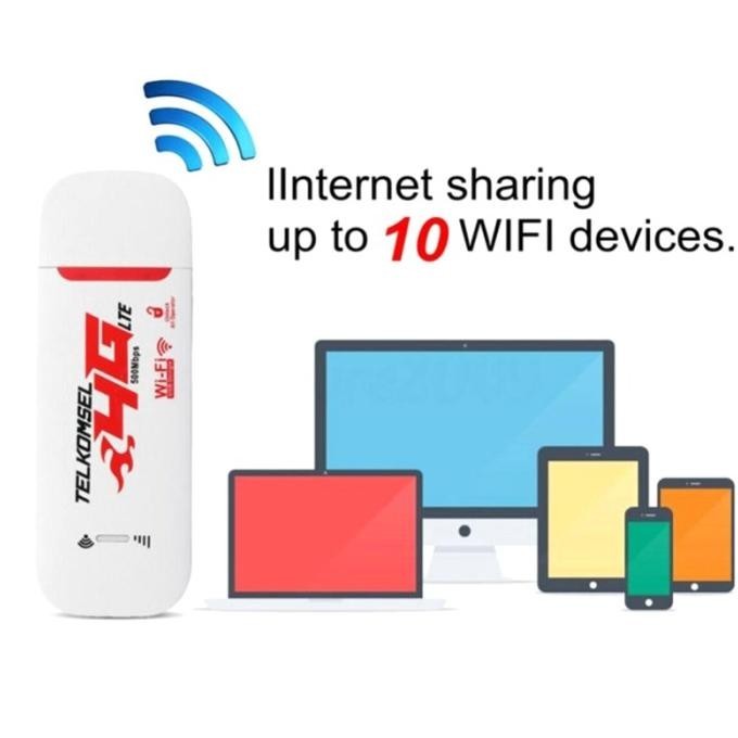 BARANG TERLARIS Modem Usb Wifi 4G Telkomsel 500Mbps LTE Telkomsel Langsung Unlock
