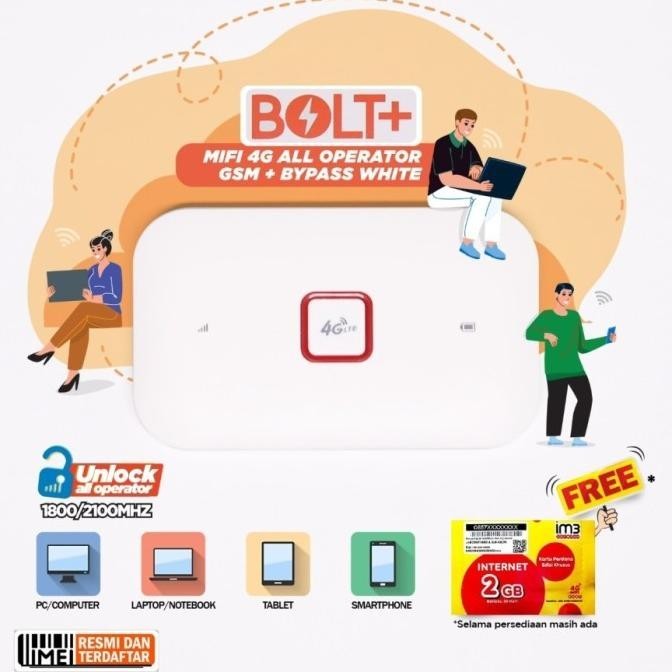BARANG TERLARIS MiFi bolt 4G all operator baru orginal bolt + bypass