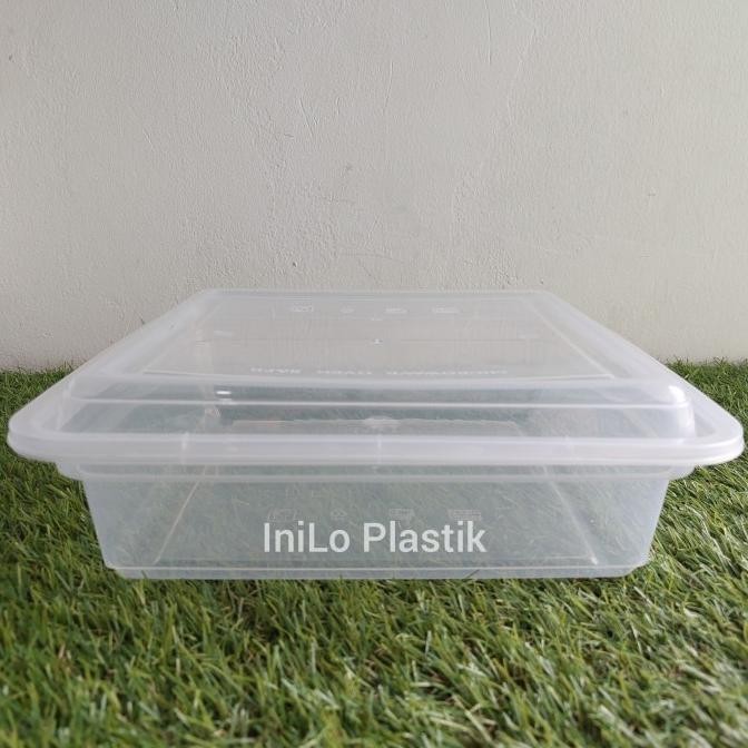 siap kirim thinwall dm 2ml sq / kotak makan 2 ml square - isi 25 pcs