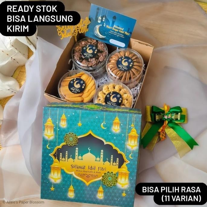 

Ready Hampers Lebaran Isi 8 Toples | Parcel Kue Idul Fitri Ramadan Terbaik