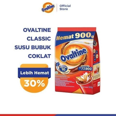 

Terjangkau - Ovaltine 3in1 900gram/Ovaltine Cokelat 900gr/Ovaltine 900/Susu bubuk - Ovaltine Clasik .,