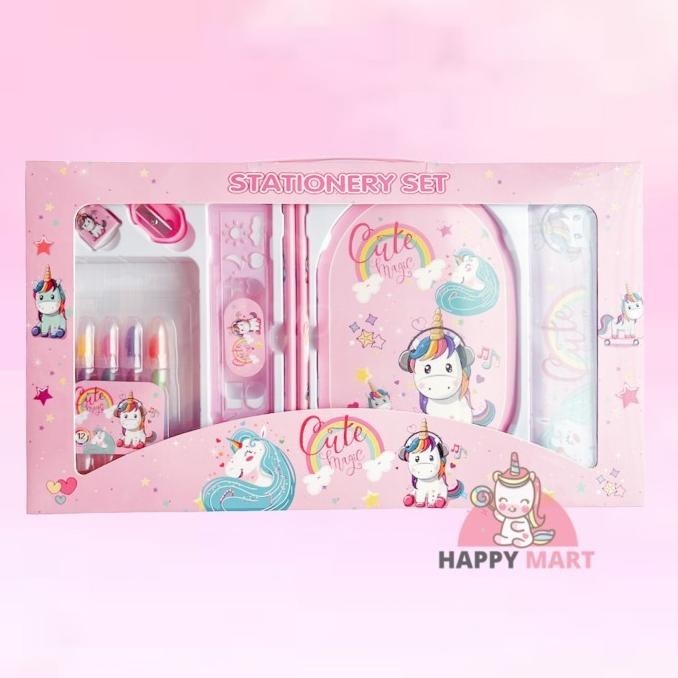 

Promo - Kotak pensil unicorn set crayon susun x88238 - Pony, Bubble !