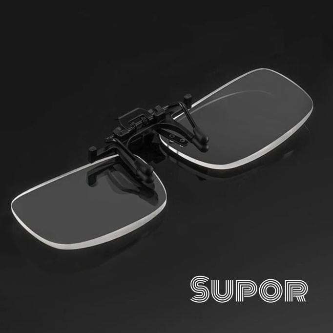 Newbrook_Glasses Clip On Kacamata Baca Plus Klip On Anti Radiasi Presbiopi + Plus Ples Terbaik