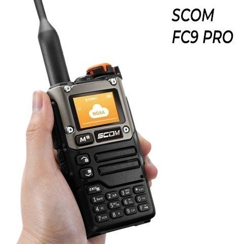 Ht Scom Fc9 Pro Multi Air Band Handy Talky Walkie Talkie Scom Fc-9 Pro