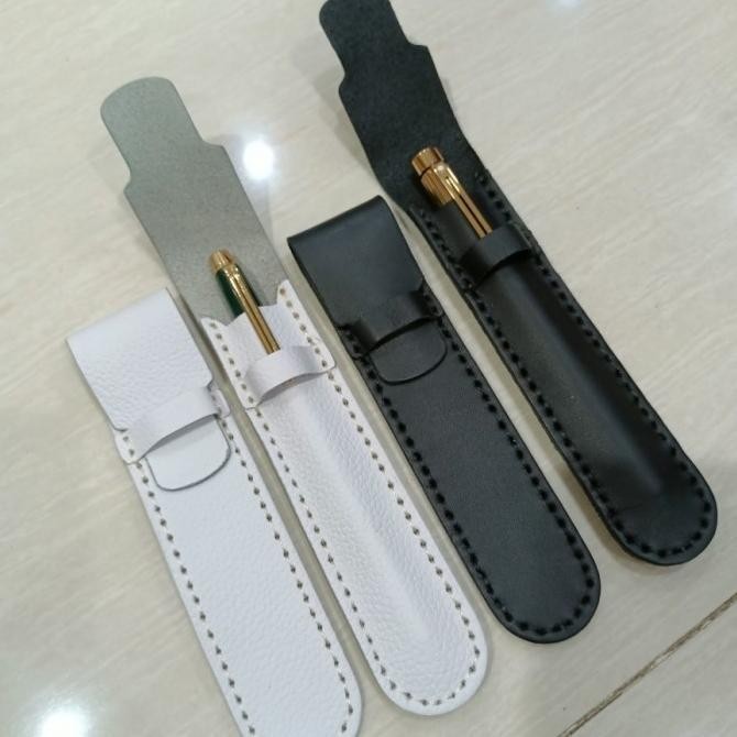 

Holder Tempat Pena Alat Tulis Kulit Asli