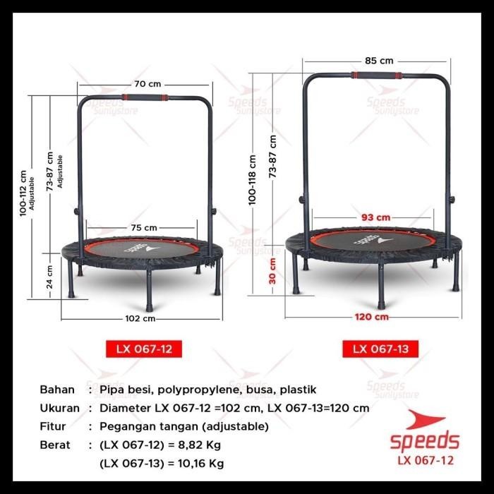 SALE SPEEDS TRAMPOLINE DEWASA TRAMPOLIN ANAK 40" LOMPAT TRAMPOLIN