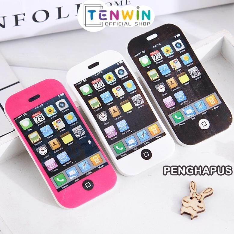 

Penghapus Pensil Eraser Karet Bentuk Handphone - Tenwin