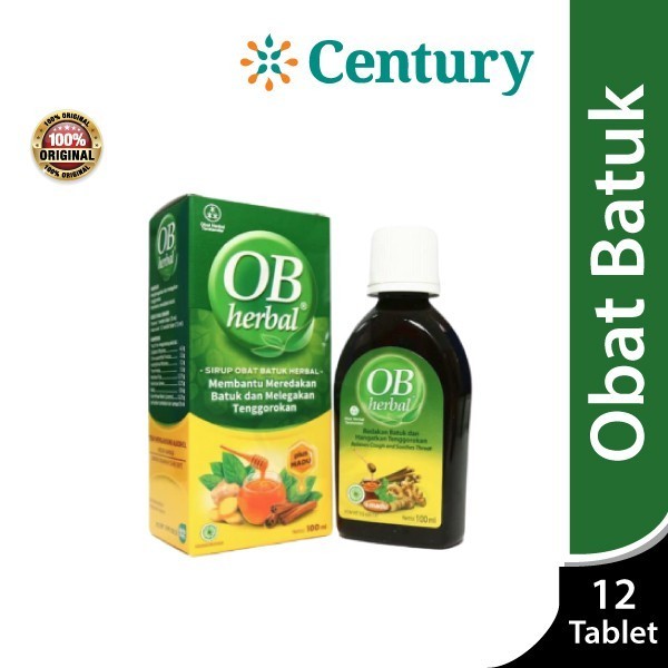 OB Herbal Antagin 100 ml / obat batuk / masuk angin / gejala flu / alergi / batuk berdahak