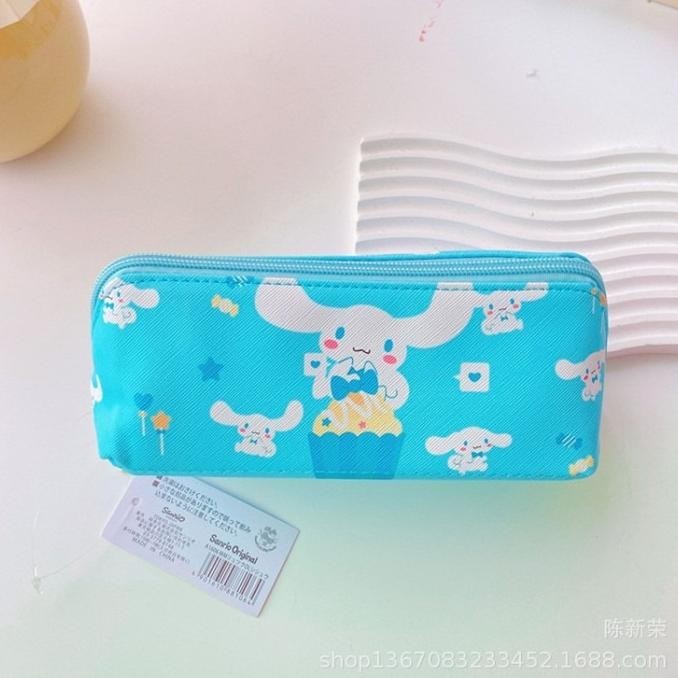 

Tempat Alat Tulis Double Layer Melody Hello Kitty Kuromi Moroll Purin