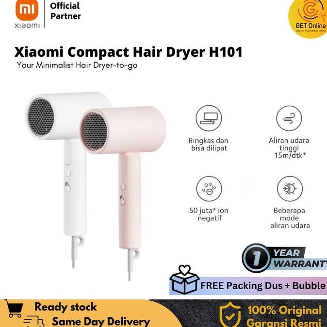 Xiaomi Compact Hair Dryer H101 Hair Dryer Lipat Xiaomi