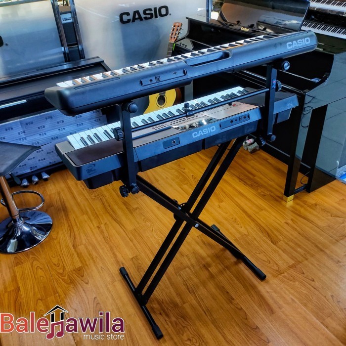 NEW Stand Keyboard Piano Susun Double 2 Stand Keyboard Import Kaki Piano