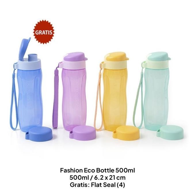 Tupperware Fashion Eco Bottle 500Ml Botol Air Minum