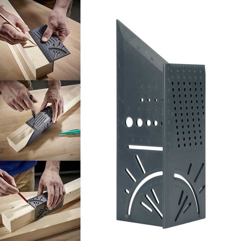 

Penggaris Mark Line T-Type Ruler 90 Degree with Pencil - HK3D