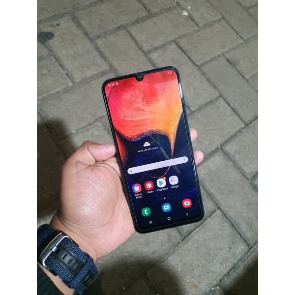 [NBR] Handphone Hp Samsung Galaxy A50 Ram 6gb Internal 128gb Second Seken Bekas Murah