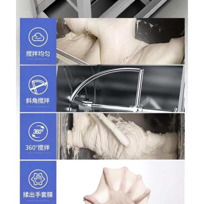 Ef Mesin Pengaduk Adonan / Mesin Pengaduk Tepung Mixer Roti Kue Mie Tokolimapuput