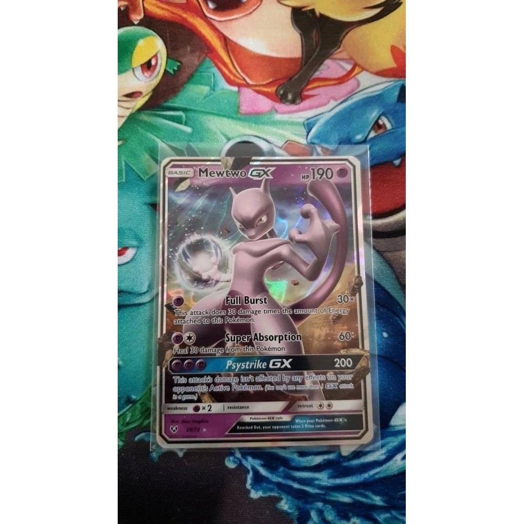 [Baru] Mewtwo Gx - 3973 - Ultra Rare Sun Moon: Sl Pokemon Card