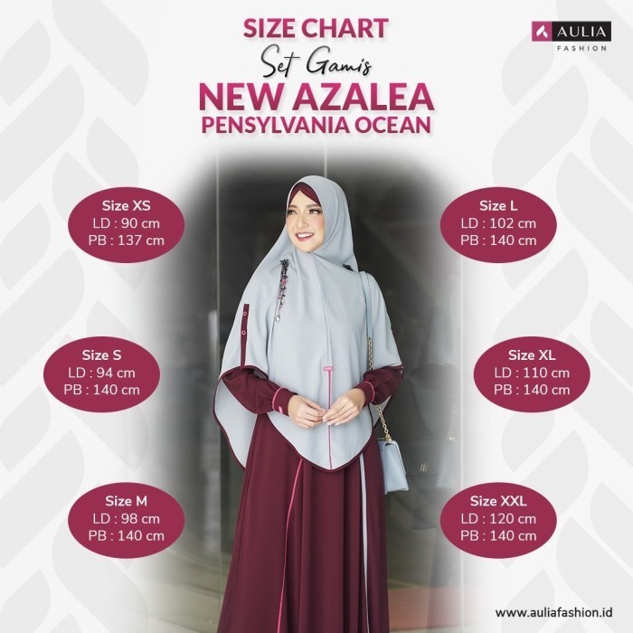 New Azalea Ocean Set Gas Syari Aulia Fashion
