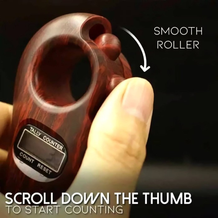 COD Tasbih digital/tasbih digital kayu/tasbih tally counter premium 100325