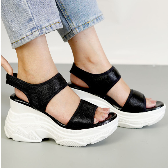 Pollux Bold WPOBQ 04 - Sepatu Sandal Wanita Bahan Kulit | Sandal Casual Wanita
