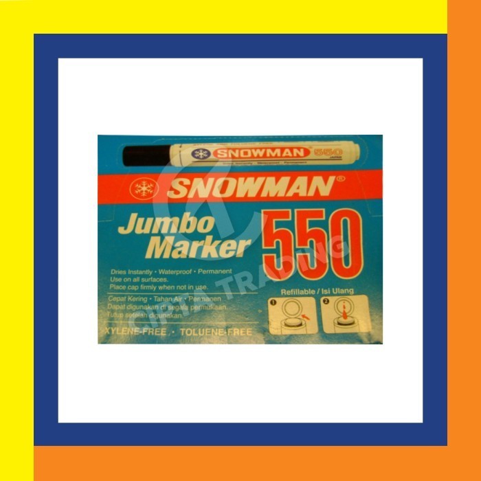 

Permanent Marker - Snowman - Jumbo 550 (Dozen)