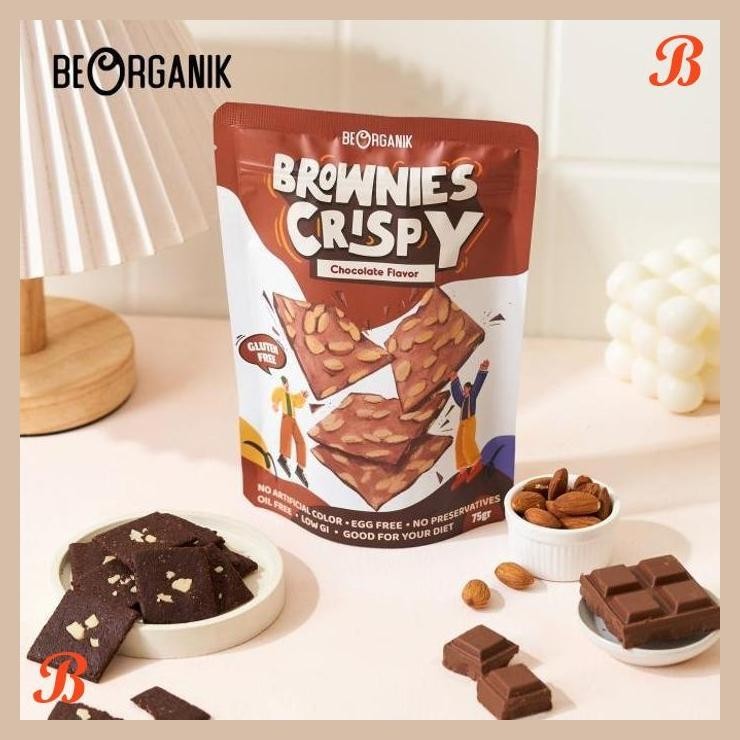 

| ORB | BROWNIES CRISPY BEORGANIK (VEGAN & GLUTEN FREE) CHOCOLATE - 75GR
