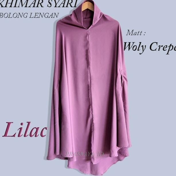 Khimar bergo jumbo panjang syari kerudung instan murah Hitam panjang - hautsdefran