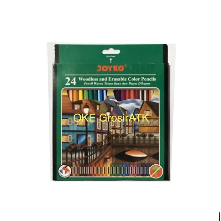 

Promo Bulan Ini Pensil Warna Bisa Dihapus 24 Warna / Pensil Warna Joyko Cp-115 [Set] Bergaransi