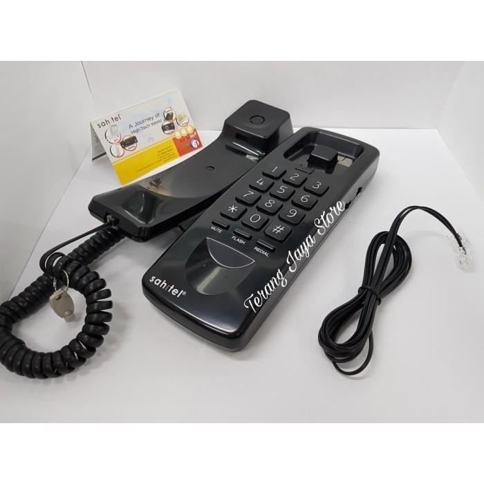 Telepon Kabel Sahitel S21 Pesawat Telepon Kabel Sahitel S-21 (Hitam)