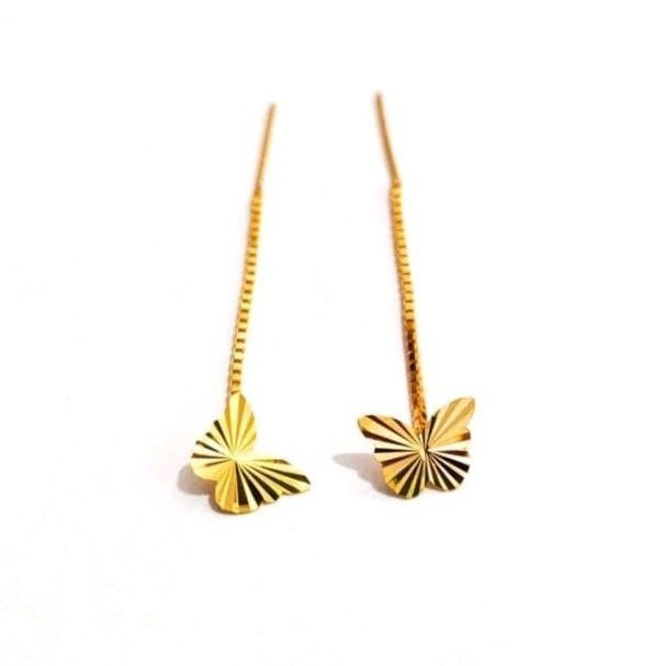 ANTING JARUM WANITA 3 MODEL ELEGANT EMAS ASLI