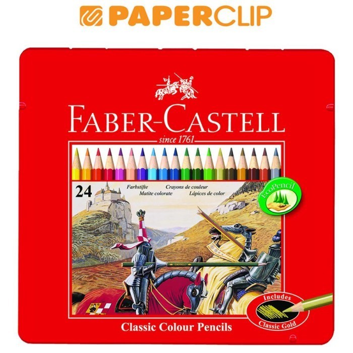 

Murah Pencil Color Faber Castell 115845 24Color Tin Case Promo