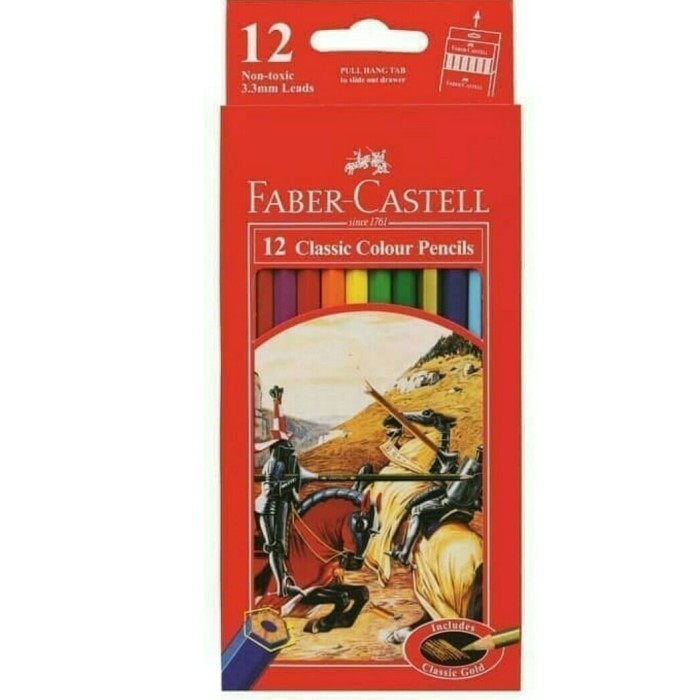 

Wow Pensil Warna Faber Castell Classic Isi 12 Trendi