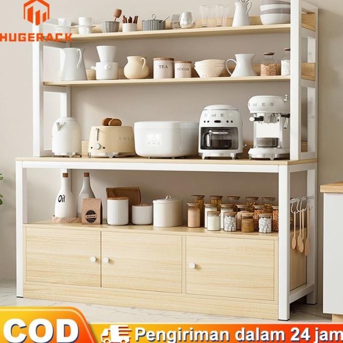 Rak Dapur Microwave /Rak Oven Microwave Dengan Kabinet /Rak Bumbu /Rak Ciciuitstore