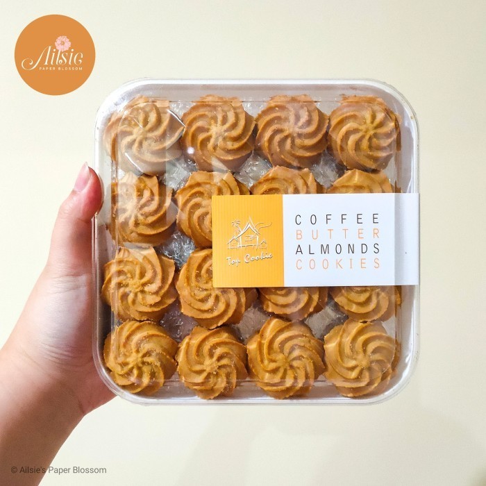 

Coffee Butter Almond Cookies - Top Cookie Malaysia - Asli Malaysia