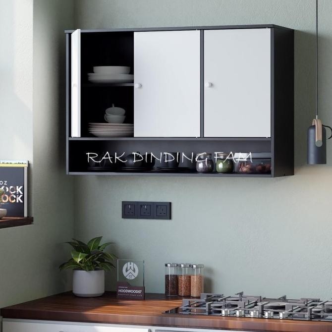 Kitchen Set Atas 3 Pintu Minimalis Lemari Dapur Gantung Rak Dapur Difteraan